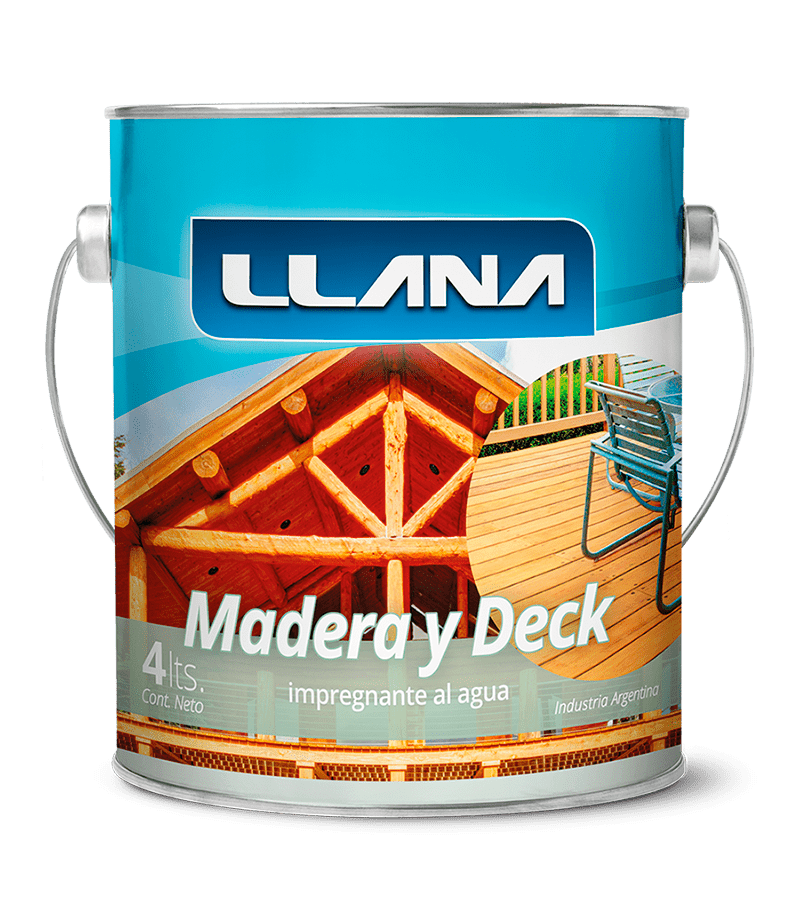 Jirafa dinero banda Madera y Deck impregnante al agua - Productora Química Llana